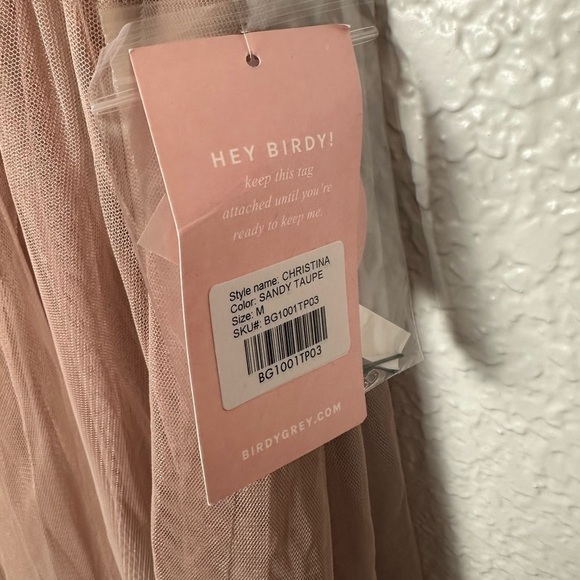 Birdy Grey Christina Convertible Curve Dress in Sandy Taupe Bridesmaid Dress - Picture 5 of 7